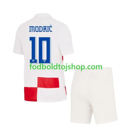 Kroatien Luca Modrić 10 Børn Hjemme trøje EURO 2024 S/S